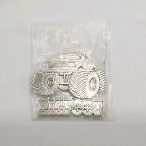 Vintage Bigfoot Monster Truck 4x4 Pin 1980s Pinback Made in USA Diecast NOS